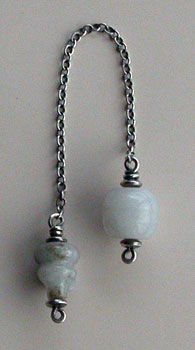 Sterling silver and Rutilated Quartz Pendulum